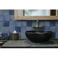 Fototapete MARBURG "Tile", blau (mitternachtsblau), B:0,53m L:10,05m, Vlies, Tapeten, moderne Tapete für Wohnzimmer Schlafzimmer Küche