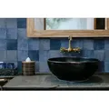 Marburg Fototapete Tile, glatt, matt, moderne Tapete für Wohnzimmer Schlafzimmer Küche blau
