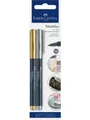 Faber-Castell Marker Faber-Castell Metallics Marker, 2er Set gold/metall