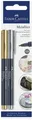 FABER-CASTELL Metallics Marker 2er Blisterkarte