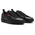 HUGO Morrie Tenn Sneaker, Halbschuh, Freizeitsneaker, Schnürschuh in schmaler Form schwarz 42 EU