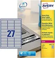 Avery Zweckform Labels HEAVY-DUTY Laser SILVER