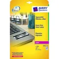 Avery Zweckform® L6011-20 Typenschild-Etiketten - A4, 540 Stück, 63,5 x 29,6 mm, wetterfest, 20 Blatt silber; Packungsinhalt: 540 Etiketten