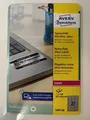 AVERY Zweckform Typenschild Etiketten 63,5 x 29,6mm silber 540 Etiketten