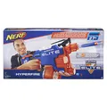 NERF N-Strike Elite Hyper-Fire halbautomatischer Spielzeugblaster, mit Trommelmagazin