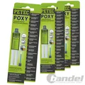 3x 98425 PETEC POXY 24ML 2K 2 KOMPONENTEN-KLEBSTOFF KLEBER TRANSPARENT UNIVERSAL