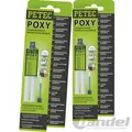 2x 98425 PETEC POXY 24ML 2K 2 KOMPONENTEN-KLEBSTOFF KLEBER TRANSPARENT UNIVERSAL