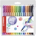 Fineliner - STABILO pointMax - 15 stuks- met 15 verschillende kleuren 15 stuks m