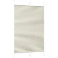 Sekey Plissee Sonnenschutzrollo ohne Bohren Verspannt Blickdicht Lichtschutz, blickdicht, Klemmfix, Verspannt Jalousie Rollos für Fenster / Tür beige 60 cm x 120 cm