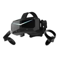 Pimax Crystal Super PCVR Headset Vollzahlungs-Version - 50 PPD, 3840x3840 pro Auge Ultra-Hochauflösung, 127° weites Sichtfeld, für Flugsimulation und VR-Spiele