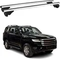 Dachträger Grundtäger für Toyota Land Cruiser J250 2023-2025 75kg Alu Silber 2x
