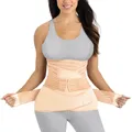 KeaBabies Revive 3 in 1 Postpartum Gürtel für Damen - Bauchgurt nach Geburt Kaiserschnitt, Rückbildungsgürtel nach Geburt, Bauchband nach Geburt, Bauchgurt Schwangerschaft (Classic Ivory, M/L)