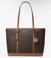 MICHAEL KORS TASCHE Shopper JET SET TRAVEL LG TZ SHLDR Tote braun