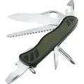 Taschenmesser "Schweizer Soldatenmesser 08" -  Kunststoffverpackung - grün / schwarz