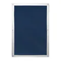 Lichtblick Dachfenster Sonnenschutz Sonnensegel für innen, Haftfix, ohne Bohren, Verdunkelung, mit Saugnäpfen, für bewegliche und feststehende Fenster Blau, 59 cm x 96,9 cm (B x L) für MK06