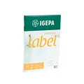 Igepa Label Multipurpose Etiketten 70 x 37 mm Papier permanent haftend für Laser- und Injektdrucker sowie Kopierer 100 Blatt A4 / 2400 Etiketten