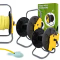 Gartenschlauchtrommel Schlauchwagen 60m 1/2" Aufroller Trommel Stark Gartenwagen