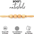 tuuli Anti Cellulite Massagegerät Massageroller Roller mit Griff Maderotherapie aus Holz