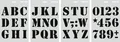 Schablonen-Set "Buchstaben & Zahlen"