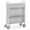 FETRA - Bürowagen 4891 Tischwagen Aktenwagen Ladefläche 770 x 320 mm    - grau -