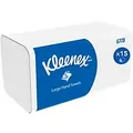 Kleenex Large Papierhandtücher V-falz (zick-zack) Weiß 2-lagig 6778 15 Pack à 124 Blatt