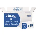 Falttuch KLEENEX® 6778 2-lag.weiß L.ca.320mmxB.ca.215mm 15 Pk.x124 Tü.=1860 Tü.