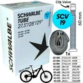Schwalbe MTB Fahrrad-Schlauch SCV 19 27,5" 28" I 29" 2.4 Clik Valve Ventil 60mm
