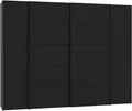 FORTE Kleiderschrank Narago, Kombischrank, Paneele wechselbar (B/H/T ca. 270/210/61cm, auch mit Premiumausstattung) gestalte die Schwebetüren einfarbig oder 2 farbig, Made in Europe