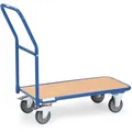 Fetra Magazinwagen 1200 oder 1202 mit Holzwerkstoffplatte und Rohrschiebebügel