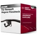 Für Megane Fliessheck II BM0/CM0 (Brink) Anhängerkupplung horizontal abnehmbar