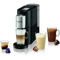 Krups Kapselmaschine Nespresso Atelier XN8908, mit Milchaufschäumer, 1 Liter, 1260 Watt, schwarz