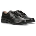 Tommy Hilfiger Schnürschuh Konfirmationsschuh, Kommunionsschuh, Anzugschuh mit Lederfutter schwarz 30 EU