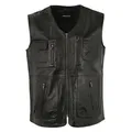 Maddox Lederweste Gero MADDOX - Herren Lederweste Lammnappa schwarz schwarz 60
