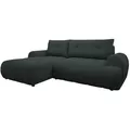 Mirjan24 Ecksofa, Anthrazit, Textil, 4-Sitzer, L-Form,L-Form, 265x177 cm, Wohnzimmer, Sofas & Couches, Wohnlandschaften, Ecksofas
