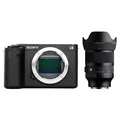 Sony Alpha ZV-E1 GehÃ¤use + Sigma AF 35mm f/1.2 DG II Art