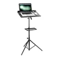 Stagg COS 10 BK Laptop-Ständer mit zusätzlicher Ablage