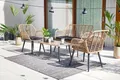 Trendline Lounge Set Larisa Sitzgruppe Garten Möbel Alu anthrazit Stuhl Tisch