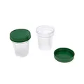 Med-Comfort Urinbecher mit Schraubdeckel, 100 Stück, 125 ml, Polypropylen (PP), Schraubdeckel, Zylindrisch, Labor / Medizin, Praxis Bedarf, Urinprobenbecher