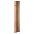 Garderobenpaneel Wandgarderobe MDF Artisan Eiche Dekor mit 3 Haken 25 x 160 cm