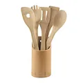 Metaltex 589725000 Bambus Küchenhelfer-Set 5 tlg. 30cm, im Behälter