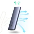 Ugreen M.2 B-Key SATA SSD Gehäuse, 5Gbps, Grau + USB-C Kabel