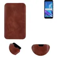 Handytasche für Asus ZenFone Max (M1) SD430 Sleeve Hülle Tasche braun