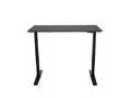 HJH OFFICE Schreibtisch STAND CARBON 120 x 60 cm elektrisch höhenverstellbar Schwarz