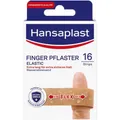 2x HANSAPLAST Elastic Finger Pflasterstrips 16 ST