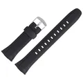 Casio Uhrenarmband Ersatzband 24mm Kunststoff Schwarz - WVA-620