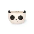LEGAMI - Stoneware Cereal Cup, Good Morning Panda Theme, Breakfast Cup, Microwav