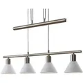 Lindby Pendelleuchte Delira 9624696 Modern in Alu aus Metall 4-flammig E14 Wohnzimmerleuchte