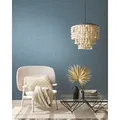 A.S. Création Vliestapete THE BOS Streifentapete, leicht strukturiert, abstrakt, gemustert, leicht glänzend, (1 St), Grafisch Tapeten Wohnzimmer Schlafzimmer Küche Flur Design Wandtapete blau|silberfarben