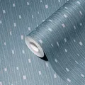 Vliestapete A.S. Creation Blau Silber Glänzend liniert 38822-2 (4,67€/1qm)