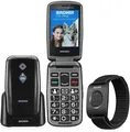 Brondi BRONDISICUROPL Handy 7,11 cm (2.8") 82 g Schwarz Kamera-Handy
